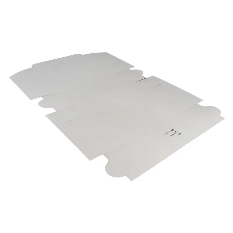 Cake Box 9X9X4 IN Clay-Coated Kraft Board White Kraft Square Lock Corner Tuck Top Without Window 200/Case