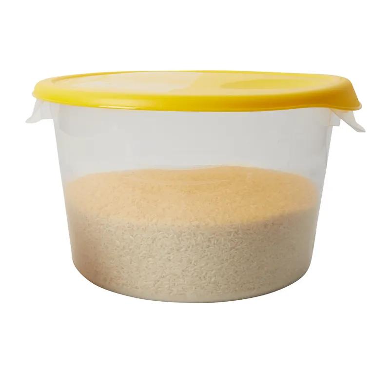 Lid Food Storage Container Yellow HDPE 1/Each