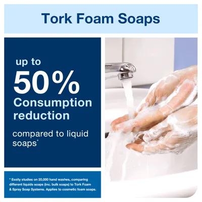 Tork S4 Soap Dispenser Foam 4.49X4.45X11.5 IN White Plastic Manual 1 Count/Pack 4 Packs/Case 4 Count/Case
