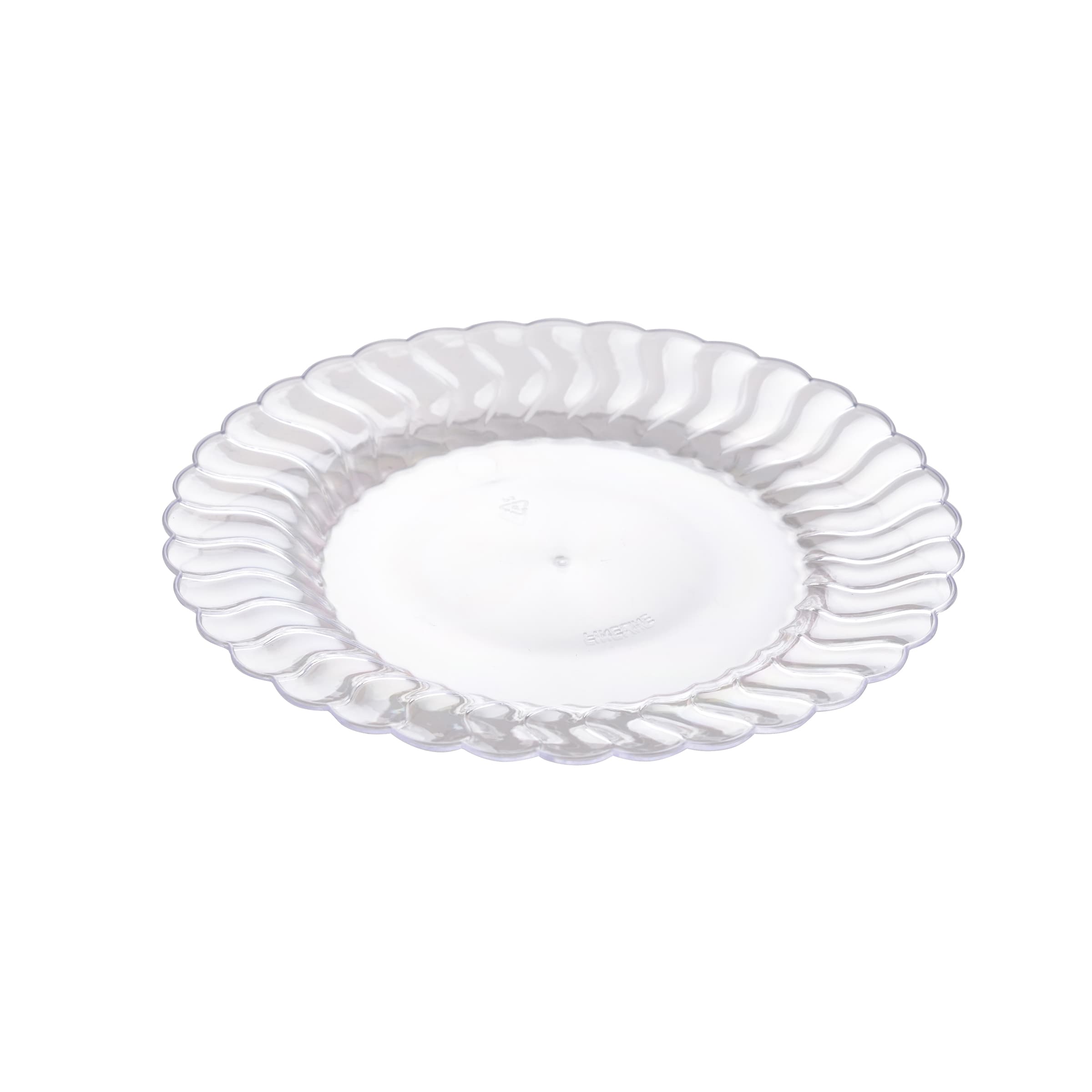 Plate 7.5 IN Plastic Clear Round 180/Case