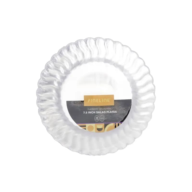 Plate 7.5 IN Plastic Clear Round 180/Case