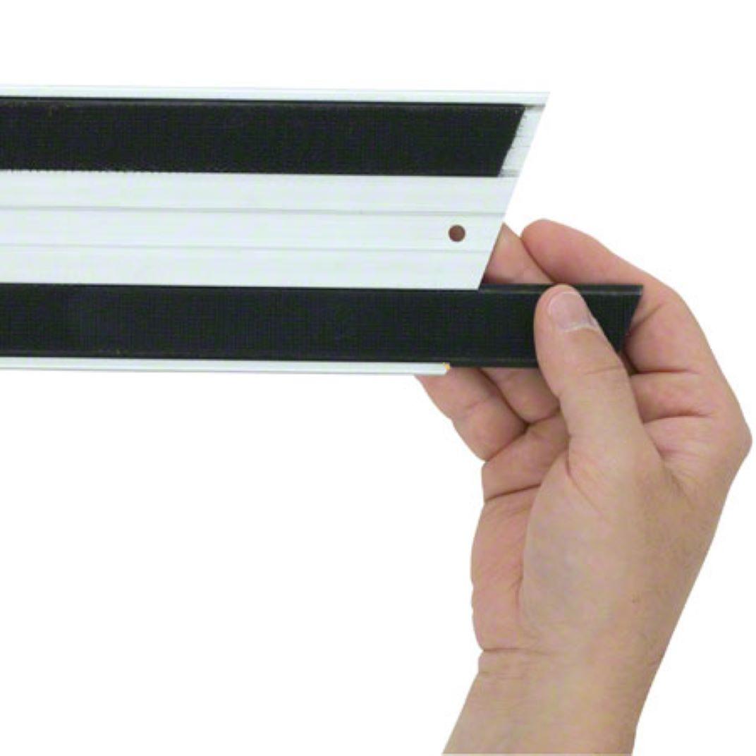 Hygen™ Hook and Loop Replacement Set 17.10X1.10X0.25 IN Black 6/Case