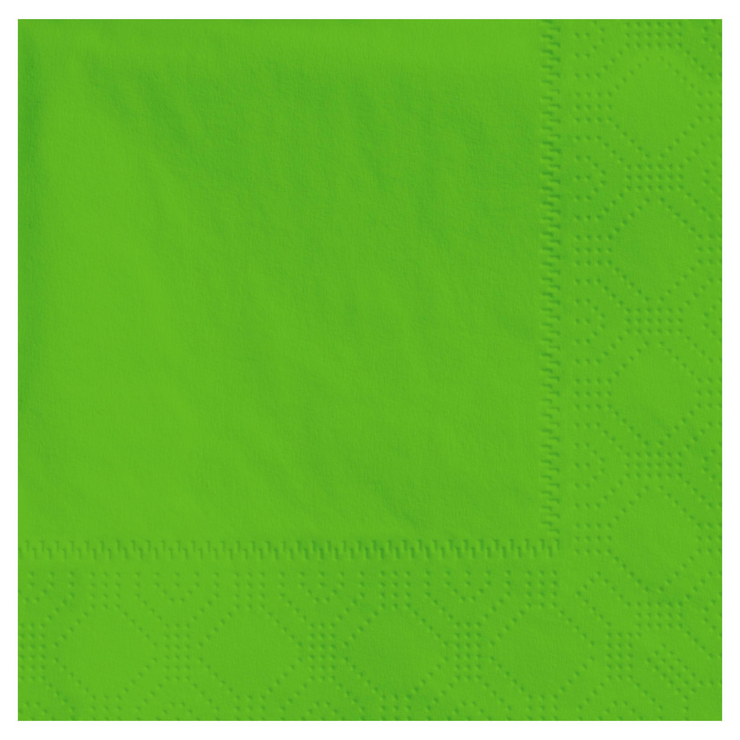 Beverage Napkins 9.5X9.5 IN Fresh Lime Tissue Paper 1000/Case