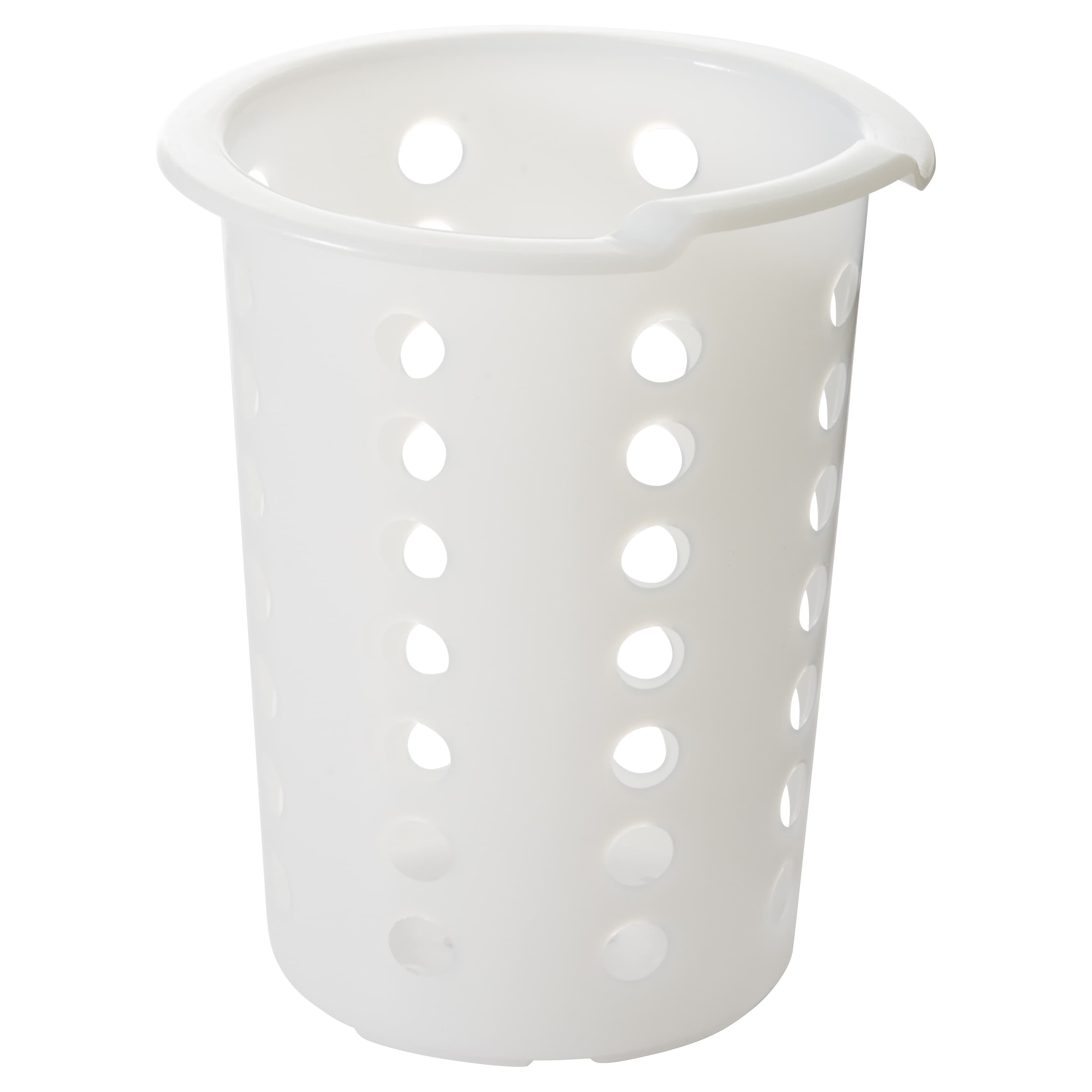 Flatware Cylinder 4.375X5.125 IN Plastic Perforated 1/Each