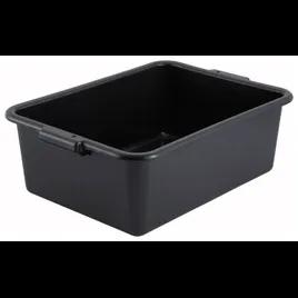 Dish Box 21.5X15X7 IN Black PP Standard Weight 1/Each