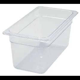 Food Pan 1/3 Size 12.75X7.38X13.88 IN Clear Rectangle PC 6IN Deep 1/Each