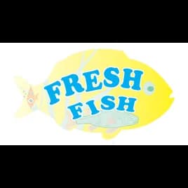 Fresh Fish Meat Label 1.75X3.125 IN Fish 4 Color Process 250 Count/Roll 12 Rolls/Case 3000 Count/Case