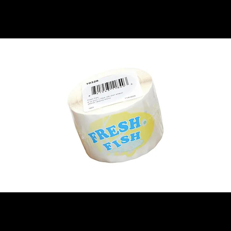 Fresh Fish Label 250/Roll