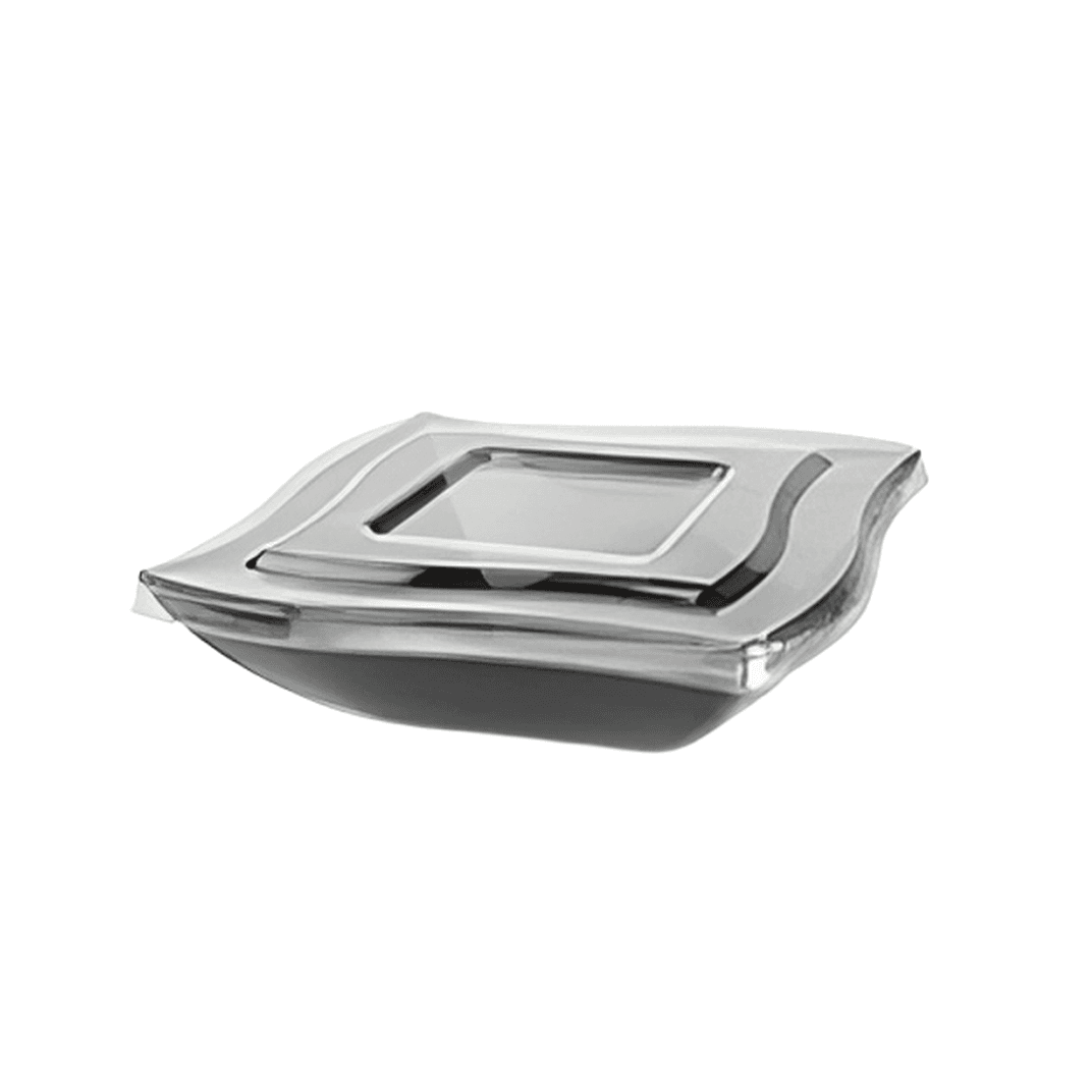 Lid PET Clear Square For 32 OZ Bowl 48/Case