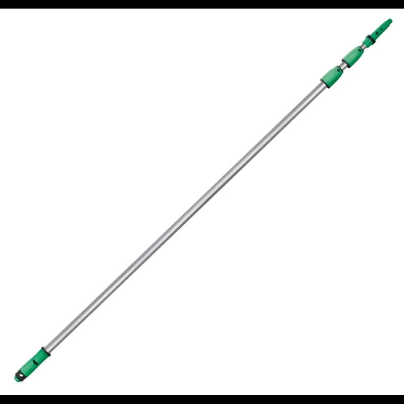 OptiLoc™ Mop Handle 18FT Silver Green Aluminum Extension 1/Each
