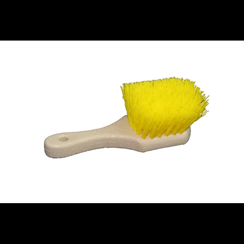 Utility Brush 8 IN Plastic Yellow 1/Each