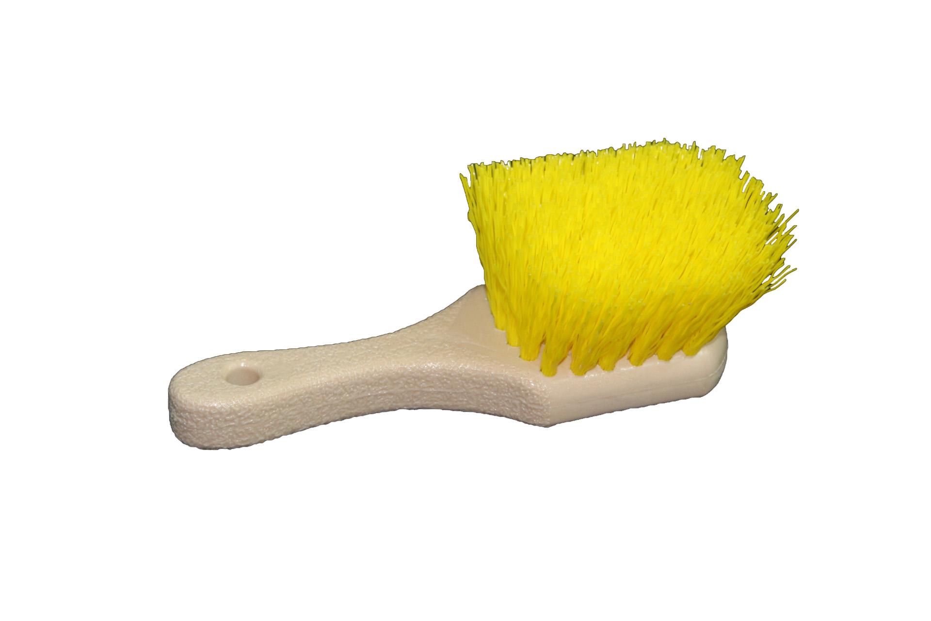 Utility Brush 8 IN Plastic Yellow 1/Each
