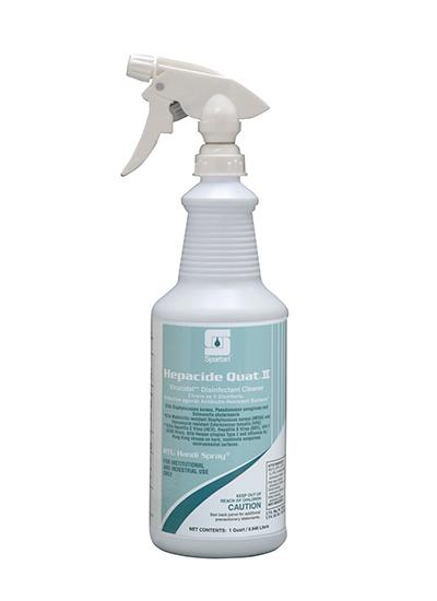 Hepacide Quat® II Mild Scent Disinfectant 1 QT Neutral RTU Virucide 12/Case