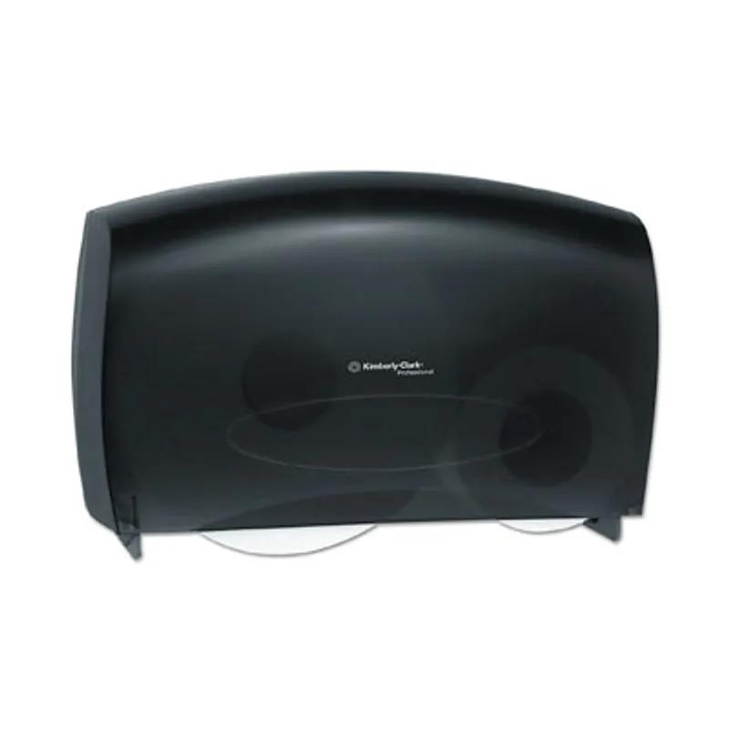 Scott® Essential Toilet Paper Dispenser 20.43X13.12X5.8 IN Wall Mount Black 2-Roll Jumbo (JRT) 1/Each