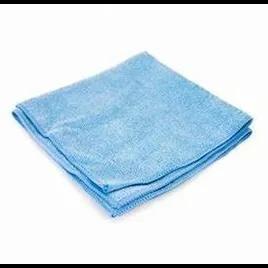 Cleaning Cloth Heavy Duty Microfiber Blue Premium 24/Case