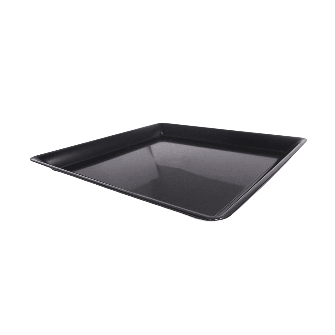 Victoria Bay Serving Tray 18X18 IN Plastic Black Square 20/Case