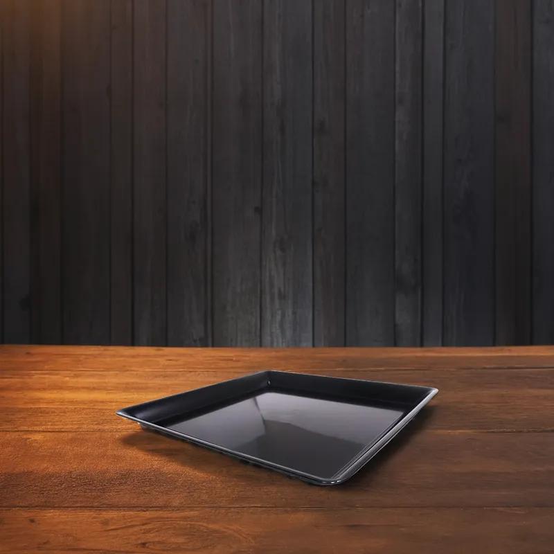 Victoria Bay Serving Tray 18X18 IN Plastic Black Square 20/Case