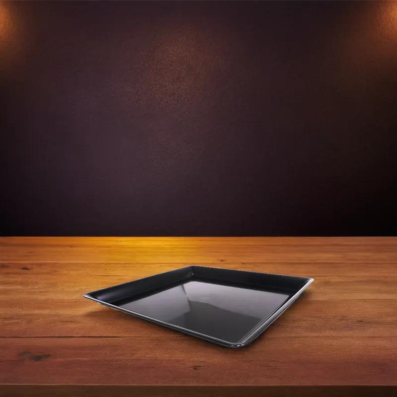 Victoria Bay Serving Tray 18X18 IN Plastic Black Square 20/Case