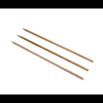 Food Skewer 8.5 IN Wood Round Assorted Brown Thick 1000 Count/Pack 5 Packs/Case 5000 Count/Case