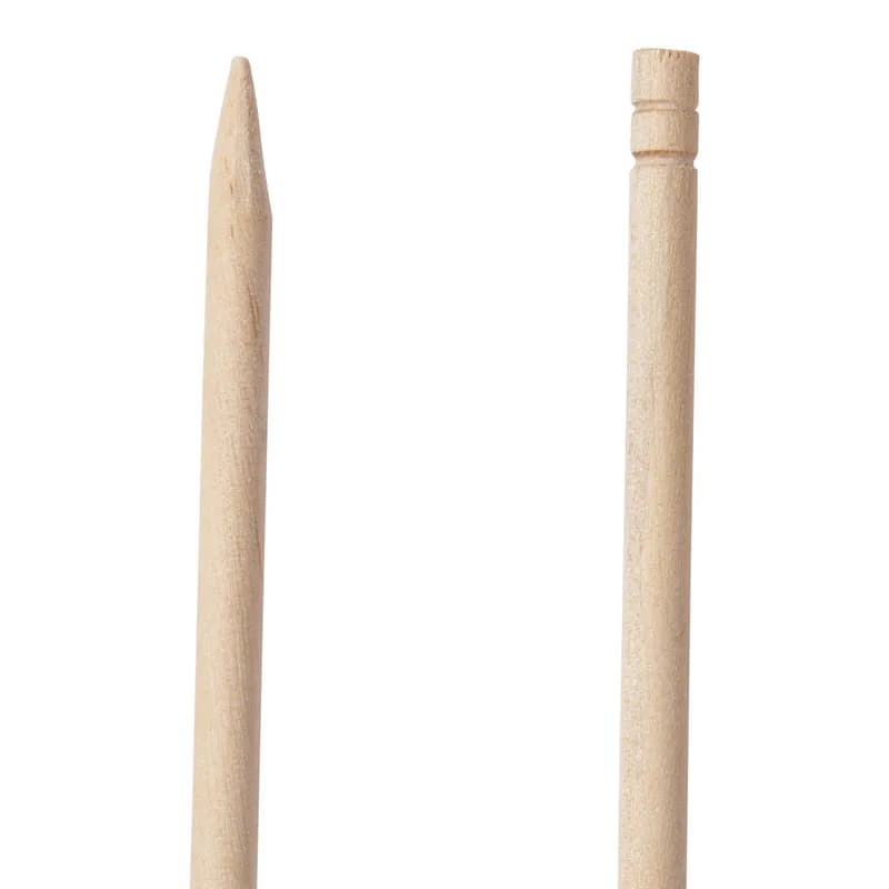 Food Skewer 8.5 IN Wood Round Assorted Brown Thick 1000 Count/Pack 5 Packs/Case 5000 Count/Case