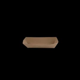 Hot Dog Food Tray 7X3.25X1.5 IN Clay-Coated Kraft Board Kraft Closed End 1000/Case