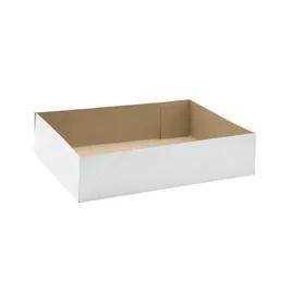 Take-Out Box Base 16X12X3.75 IN CRB White Rectangle 1-Piece 150/Case