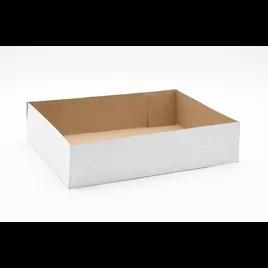 Take-Out Box Base 16X12X3.75 IN CRB White Rectangle 1-Piece 150/Case