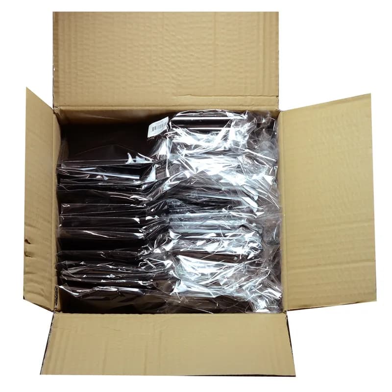 Spatula 10 IN PS Black Disposable 48/Case