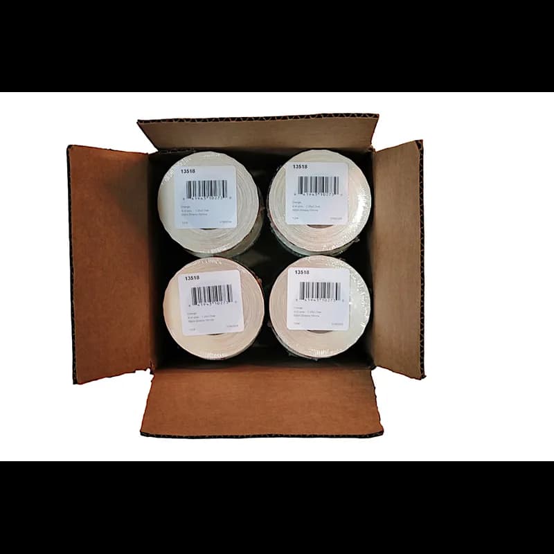 Orange Bakery Flavor Label 1.25X2 IN Oval 4 Color Process 500 Count/Roll 20 Rolls/Case 10000 Count/Case