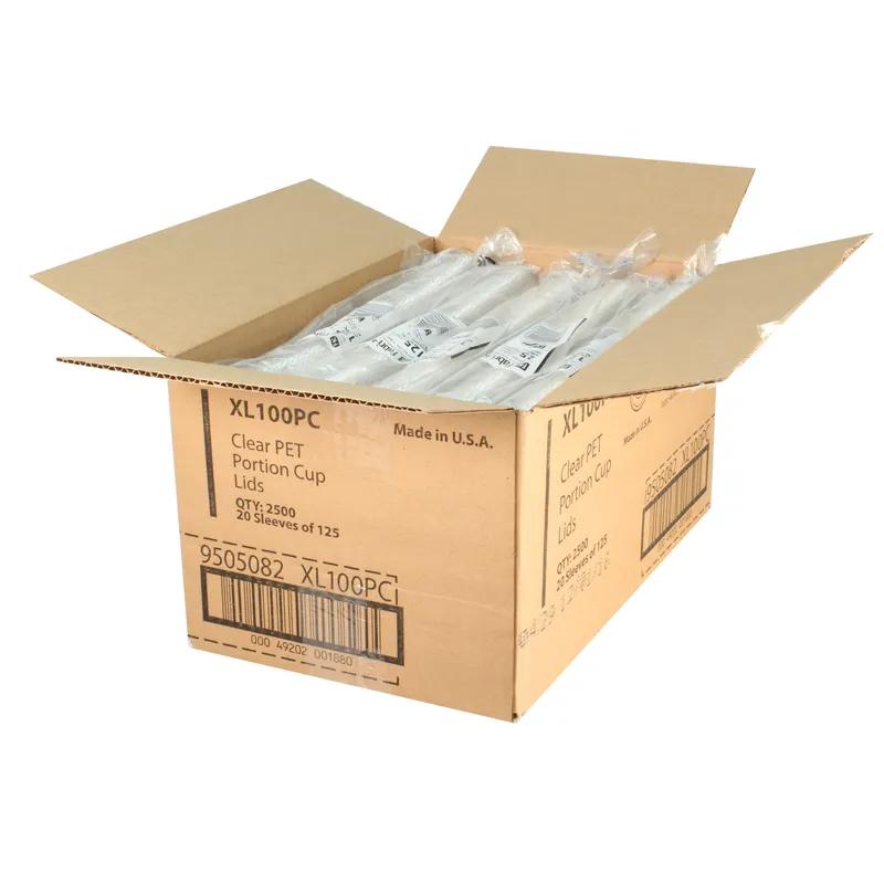 Lid 1.9X0.2 IN PET Clear For Souffle & Portion Cup 2500/Case