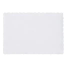 Placemat 10X14 IN White Paper Scalloped 1000/Case