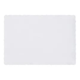 Placemat 10X14 IN White Paper Scalloped 1000/Case