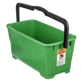 Utility Bucket & Pail 6 GAL Heavy Duty Plastic Green Ergonomic Handle 1/Each