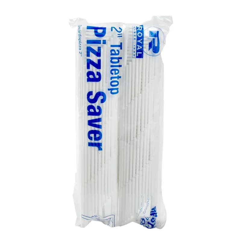 Pizza Saver & Box Stack 2 IN White Plain 100 Count/Pack 10 Packs/Case 1000 Count/Case