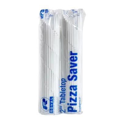 Pizza Saver & Box Stack 2 IN White Plain 100 Count/Pack 10 Packs/Case 1000 Count/Case