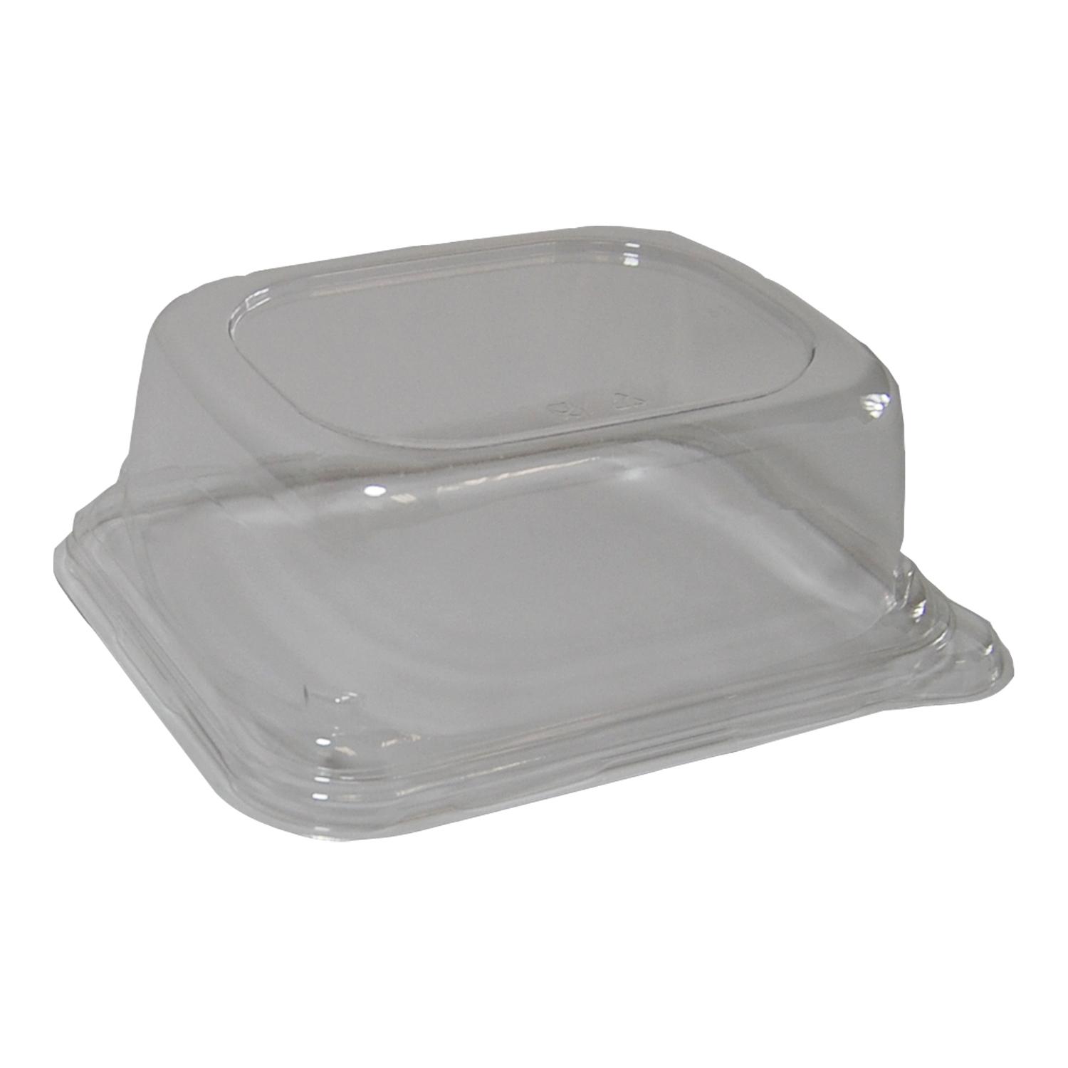 Lid Dome 5.8X4.9X2.1 IN PET Clear Rectangle For Sandwich Wedge 300/Case