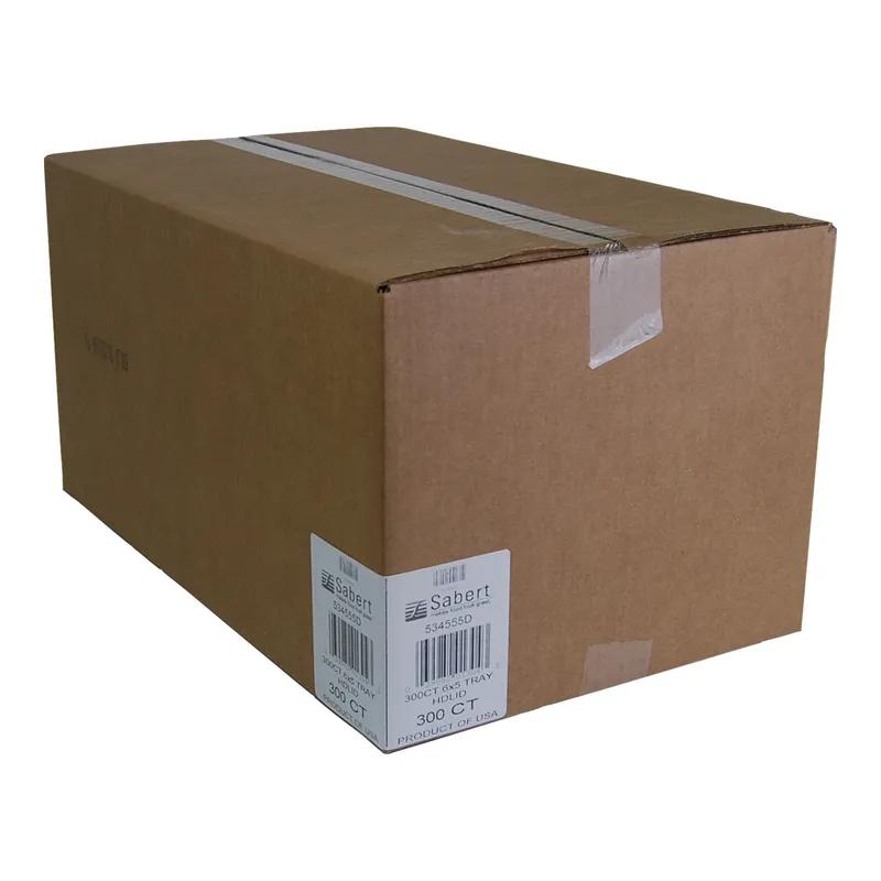 Lid Dome 5.8X4.9X2.1 IN PET Clear Rectangle For Sandwich Wedge 300/Case