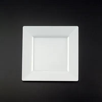 Plate 8 IN Plastic White Square 120/Case