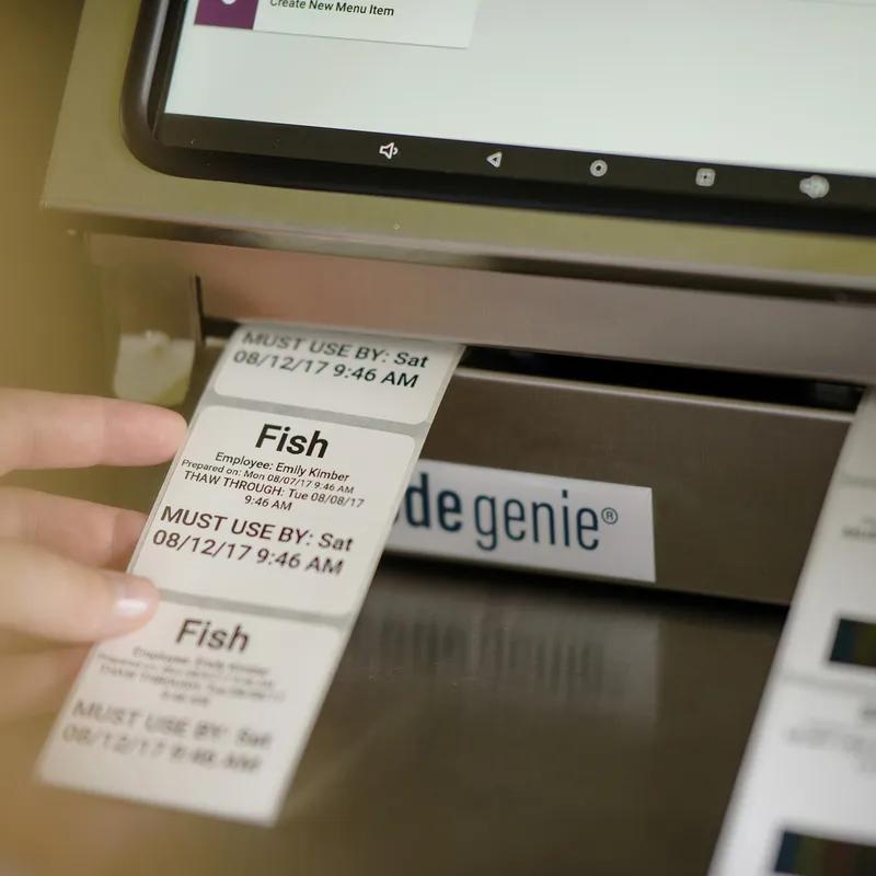 DateCodeGenie® DuraPeel Blank Label 2X2 IN White Square Removable 4/Pack