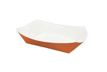 Food Tray 5 LB Paper Orange 500/Case
