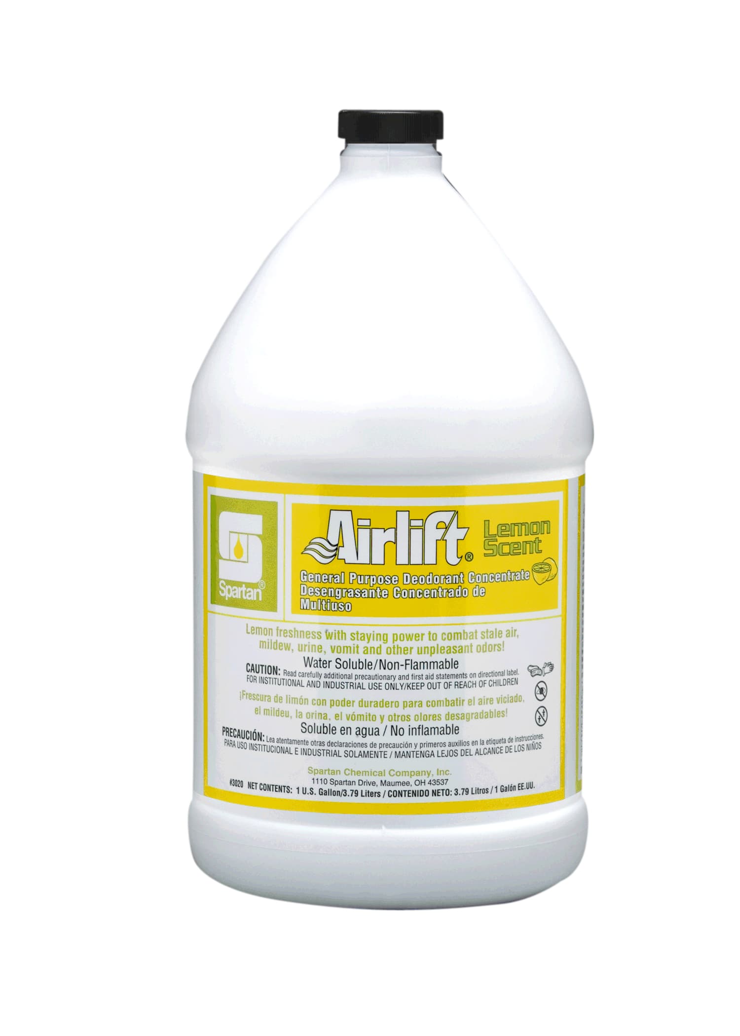 Airlift® Deodorizer Lemon Yellow Concentrate 1 GAL 4/Case