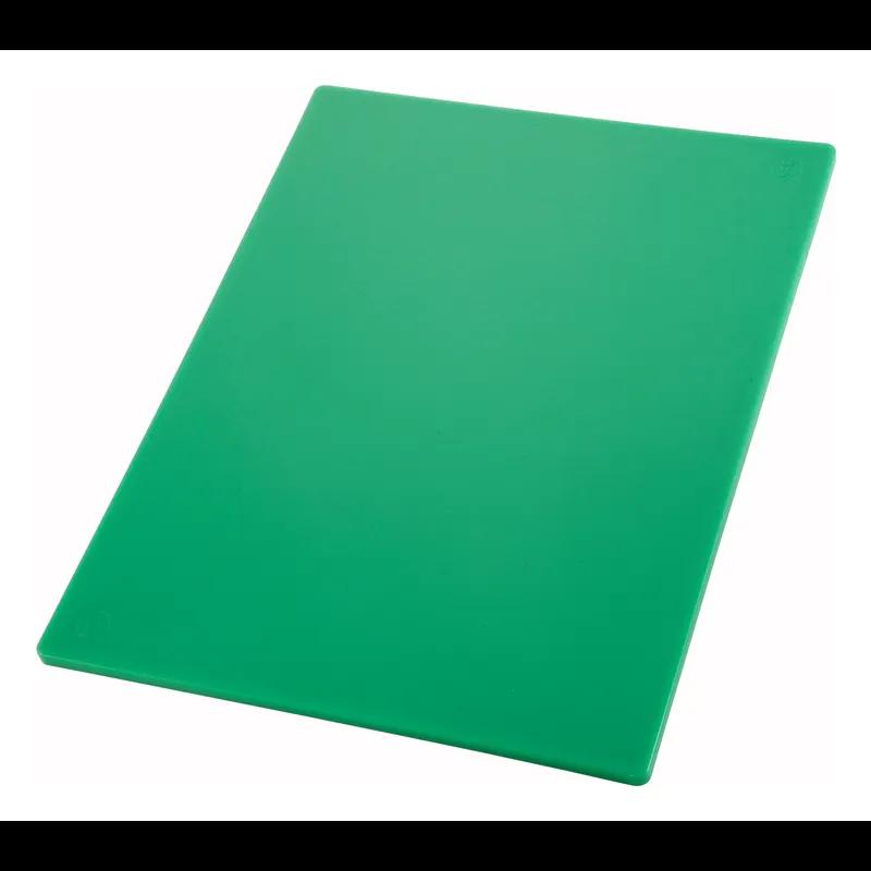 Cutting Board 20X15X0.5 IN Plastic Green 1/Each