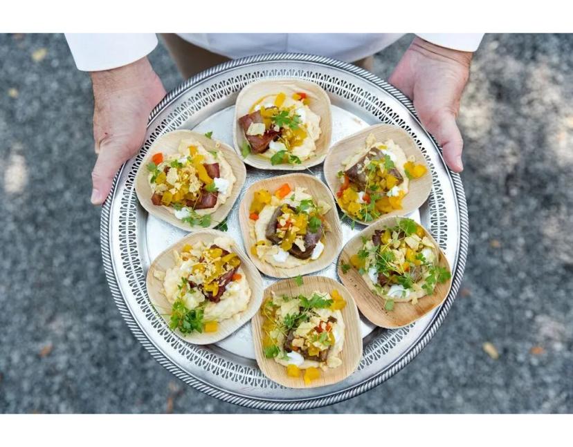 Plate 4X4 IN Palm Leaf Square 600/Case