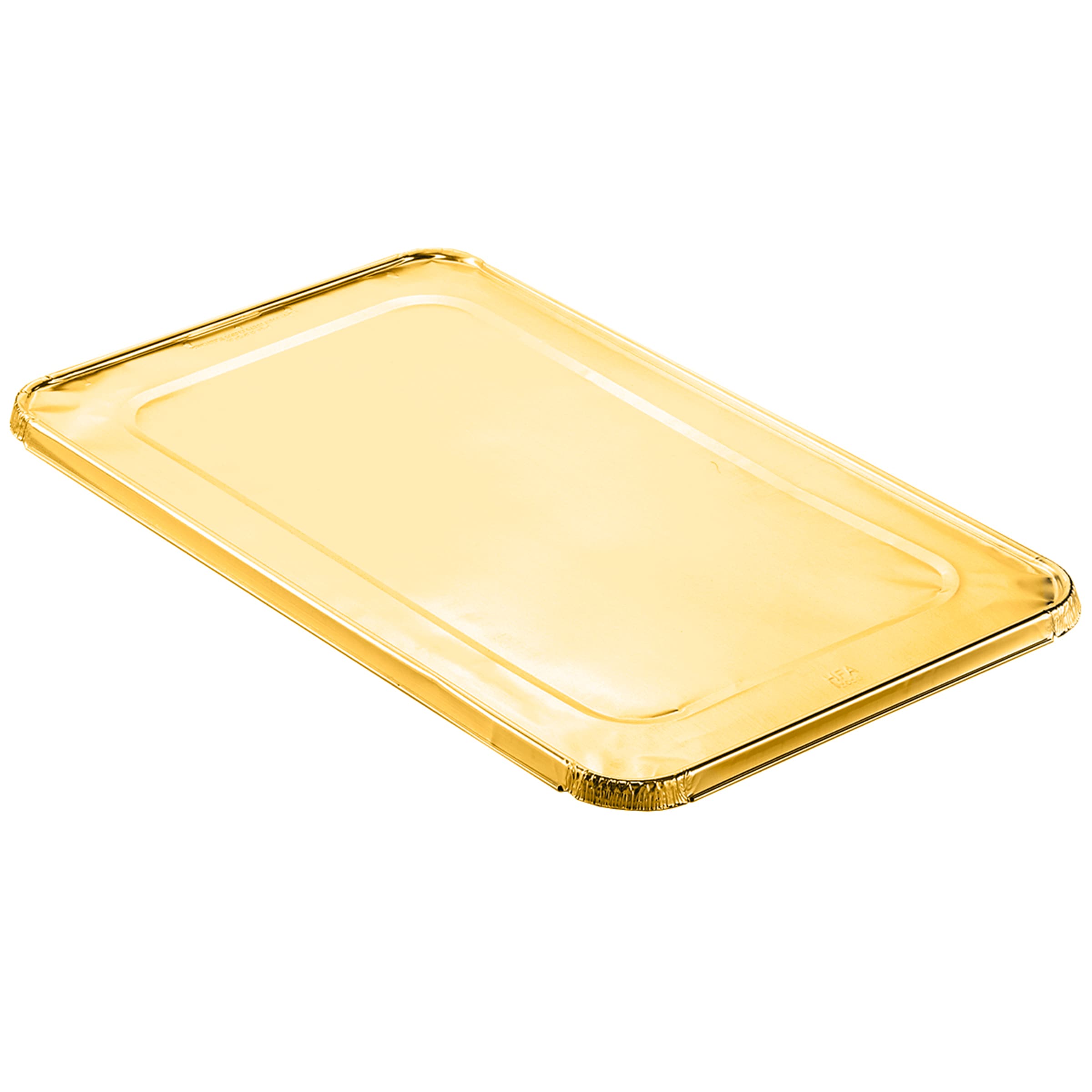 Lid Flat Full Size Aluminum Gold For Steam Table Pan 50/Case