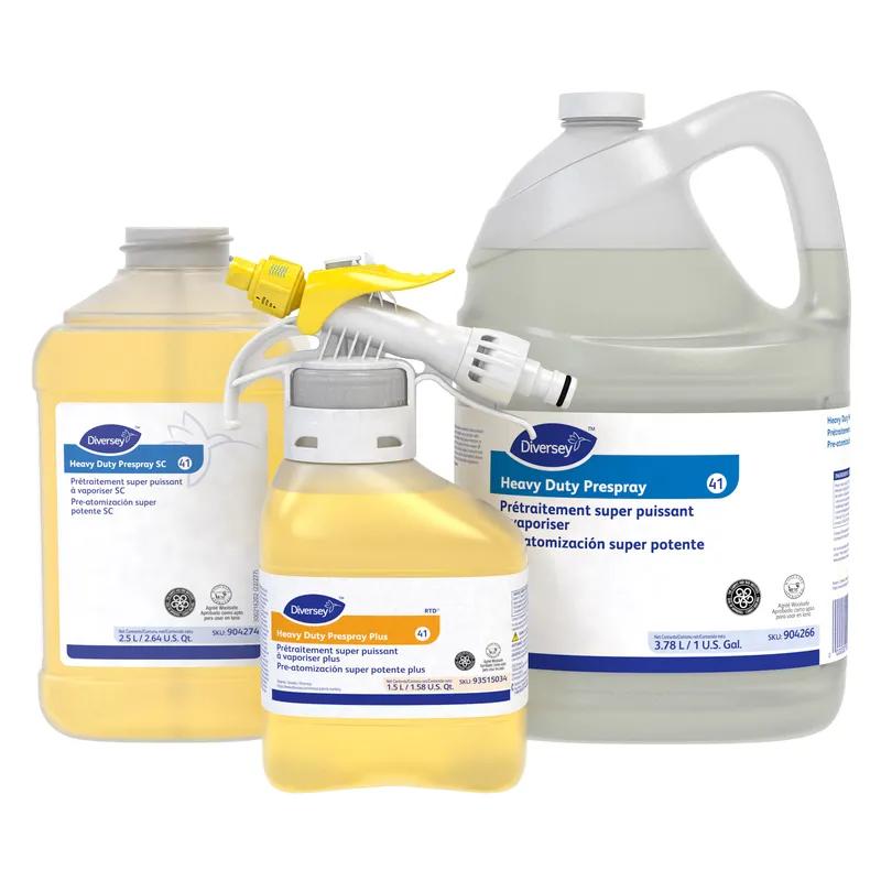 Diversey Fruity Scent Carpet Pretreatment 1 GAL Heavy Duty Liquid Concentrate 4/Case