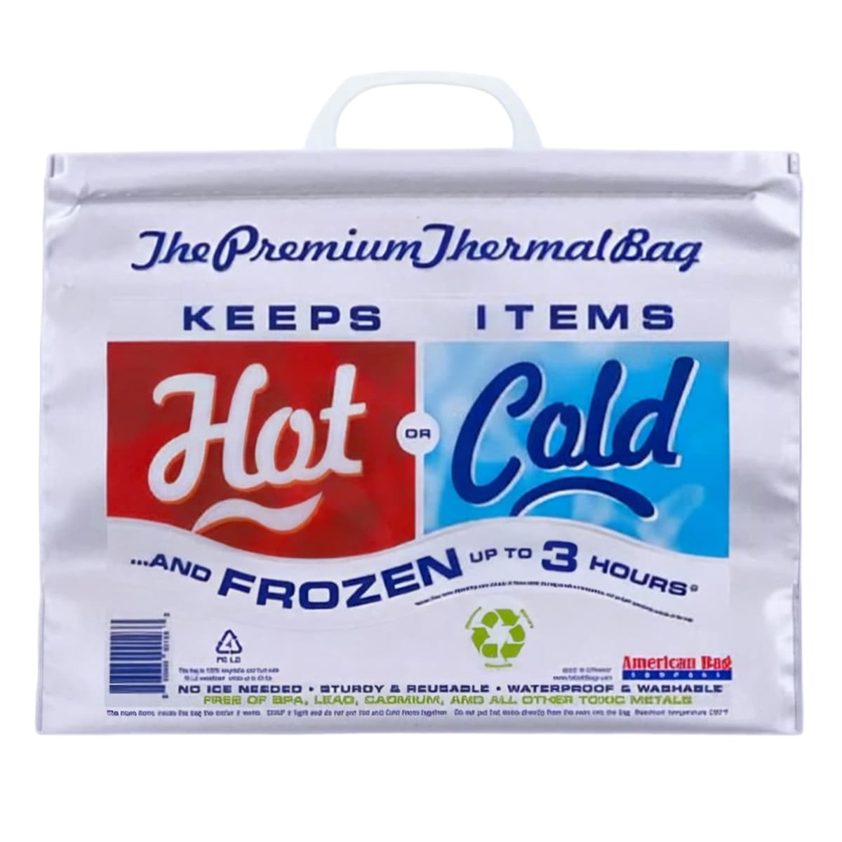 Bag 15X12X6 IN 30 LB PE Silver Thermal Insulated 50/Case
