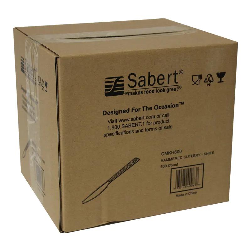 Knife PS Silver Hammered Look 600/Case