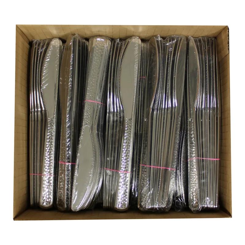 Knife PS Silver Hammered Look 600/Case