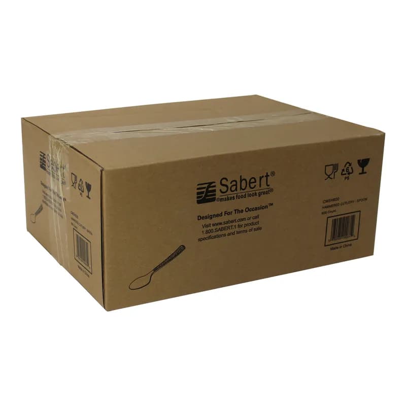 Spoon PS Silver Hammered Look 600/Case