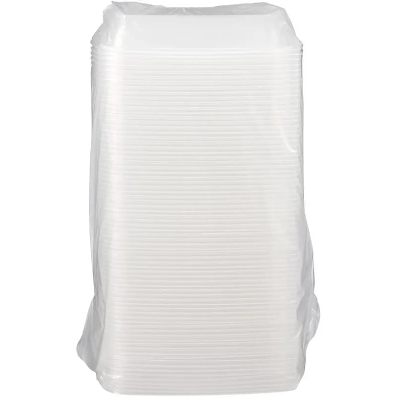 Lid Dome Large (LG) 11.13X8X1.88 IN PP Clear Rectangle For 46 OZ Container 150/Case